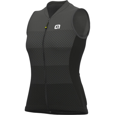 Maillot ALE CYCLING LEVEL Mujer Sin mangas Negro/Gris 2023 0